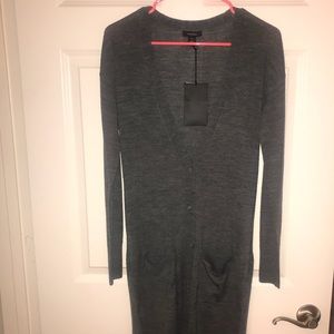 Halogen grey cardigan sweater - new with tags